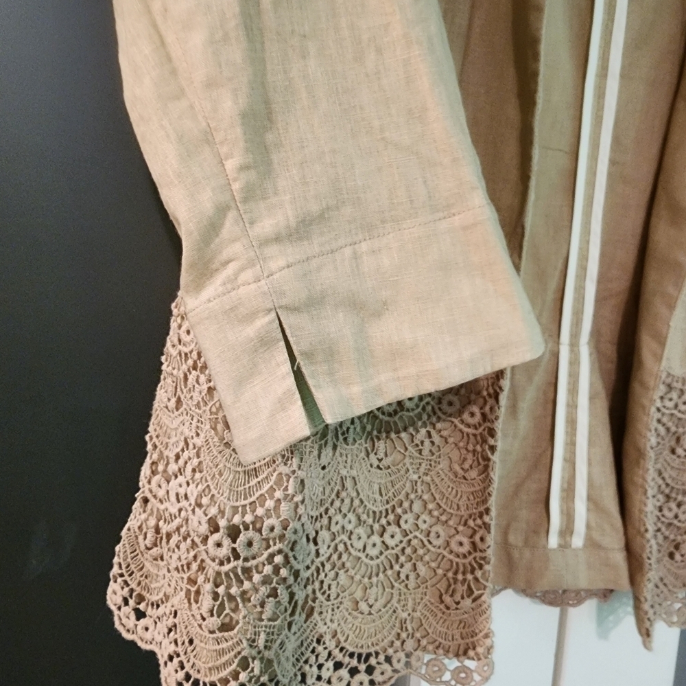 Coldwater Creek Linen Blazer - Picture 5 of 13